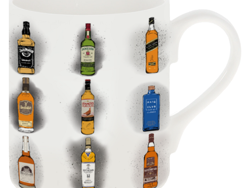 Whiskey Bottles Mug